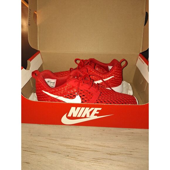 Nike Roshe One Flight Red Size 5.5 Youth 705485-601 - Picture 8 of 11